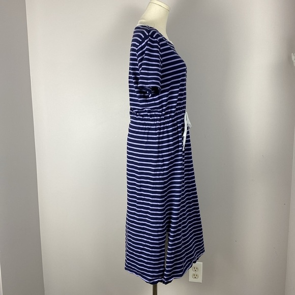 Draper James Tie Waist Striped Short Sleeve Midi Dress Size a medium - Picture 6 of 14